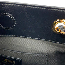 Load image into Gallery viewer, Gianni Versace Medusa Chain Tote Bag Black1021383-1A15033 Leather Size Small