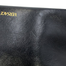 将图像加载到图库查看器中,Gianni Versace Medusa Chain Tote Bag Black1021383-1A15033 Leather Size Small