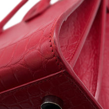 将图像加载到图库查看器中,SAINT LAURENT PARIS Jour 2wayBag Red392032 Embossed Leather