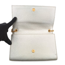将图像加载到图库查看器中,SAINT LAURENT PARIS Kate Chain Shoulder Bag Champagne Gold364021 Leather