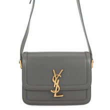 将图像加载到图库查看器中,SAINT LAURENT PARIS Solferino Satchel Shoulder Bag storm6343060SX0W1112 box leather Size Small