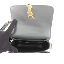 将图像加载到图库查看器中,SAINT LAURENT PARIS Solferino Satchel Shoulder Bag storm6343060SX0W1112 box leather Size Small