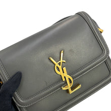 将图像加载到图库查看器中,SAINT LAURENT PARIS Solferino Satchel Shoulder Bag storm6343060SX0W1112 box leather Size Small