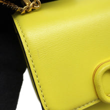 Load image into Gallery viewer, Valentino Garavani V sling Shoulder Bag Yellow Leather
