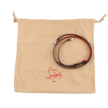 将图像加载到图库查看器中,Christian Louboutin Studded Shoulder Bag Black Patent Leather