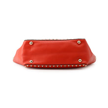 Load image into Gallery viewer, Valentino Garavani Studded 2way Tote Bag Red Leather