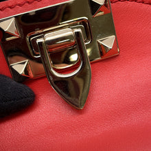 Load image into Gallery viewer, Valentino Garavani Studded 2way Tote Bag Red Leather
