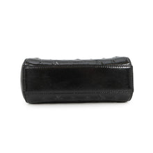 Load image into Gallery viewer, JIMMY CHOO Pegasus 2-way Tote Bag Black Patent Leather Size Mini