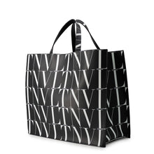 Load image into Gallery viewer, Valentino Garavani Logo Shopper Tote Bag Black/WhiteUY2B0963GTC Leather