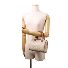 将图像加载到图库查看器中,CELINE Triomphe 2-way Boston Bag Brown/Beige197582 PVC Leather