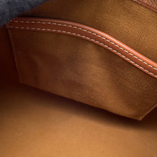将图像加载到图库查看器中,CELINE Triomphe 2-way Boston Bag Brown/Beige197582 PVC Leather