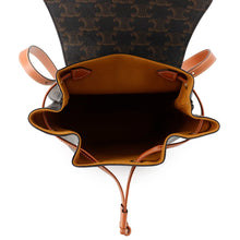 将图像加载到图库查看器中,CELINE Triomphe Bonnie Backpack Tan PVC Leather