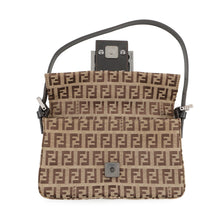 将图像加载到图库查看器中,FENDI Zucchino mamma bucket Beige/Brown8BK005 Canvas Leather Size Mini