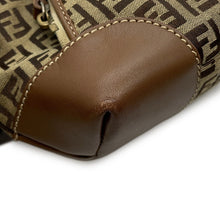 将图像加载到图库查看器中,FENDI Zucchino Tote Bag Khaki/Brown8BH139 Canvas Leather