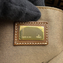 将图像加载到图库查看器中,FENDI Zucchino Tote Bag Khaki/Brown8BH139 Canvas Leather
