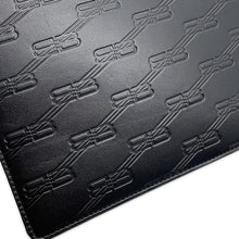 将图像加载到图库查看器中,BALENCIAGA BB Logo Clutch Bag Black717791 Leather