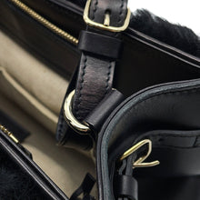 Load image into Gallery viewer, BALENCIAGA PadlockNude Black347235 Fur Leather