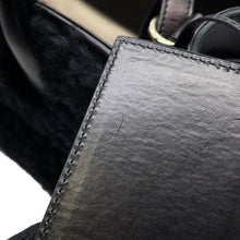 Load image into Gallery viewer, BALENCIAGA PadlockNude Black347235 Fur Leather