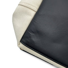 将图像加载到图库查看器中,BALENCIAGA Navy Cabas Tote Bag White/Black339933 Canvas Leather Size S