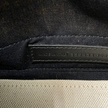将图像加载到图库查看器中,BALENCIAGA Navy Cabas Tote Bag White/Black339933 Canvas Leather Size S