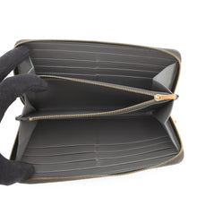 将图像加载到图库查看器中,CELINE Round Zip Long Wallet Gray10B553BEL Leather