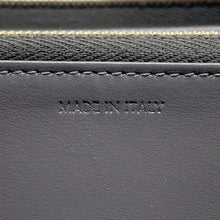 将图像加载到图库查看器中,CELINE Round Zip Long Wallet Gray10B553BEL Leather