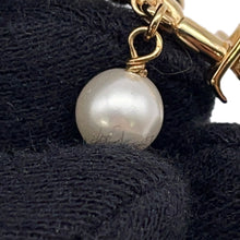 将图像加载到图库查看器中,LOUIS VUITTON Blooming Pearl Earrings GoldM02819 Metal