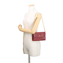 Load image into Gallery viewer, Dior Trotter Chain Shoulder Bag Red Leather