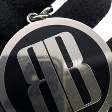 将图像加载到图库查看器中,BALENCIAGA BB Logo Choker Black832955 Metal