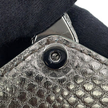 将图像加载到图库查看器中,BVLGARI Serpenti Chain Shoulder Bag Silver290543 Molten Karung