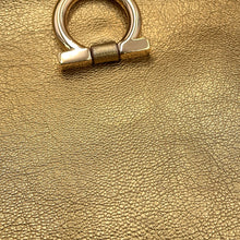 Load image into Gallery viewer, Ferragamo Gancini One Shoulder Bag Gold21B717 Leather