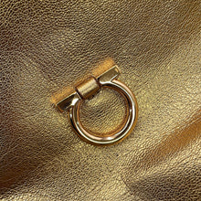 Load image into Gallery viewer, Ferragamo Gancini One Shoulder Bag Gold21B717 Leather