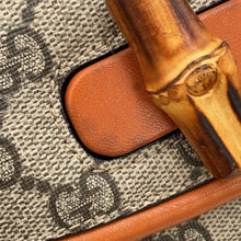 Load image into Gallery viewer, GUCCI Bamboo 1947 Waist Bag Beige/Brown681137 GG Supreme Leather Size Mini