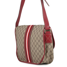 将图像加载到图库查看器中,GUCCI Shoulder Bag Beige/Red201732 GG Supreme Leather