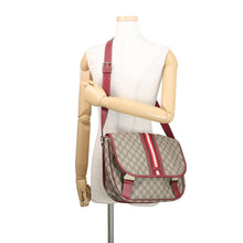 将图像加载到图库查看器中,GUCCI Shoulder Bag Beige/Red201732 GG Supreme Leather