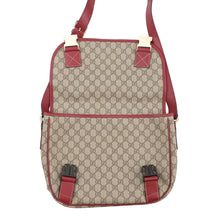 将图像加载到图库查看器中,GUCCI Shoulder Bag Beige/Red201732 GG Supreme Leather