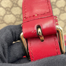 将图像加载到图库查看器中,GUCCI Shoulder Bag Beige/Red201732 GG Supreme Leather