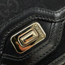 Load image into Gallery viewer, GUCCI Luce Black790038 GG Canvas Leather Size Mini