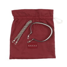 将图像加载到图库查看器中,GUCCI Horsebit SmallBag White764339 Leather Size Small