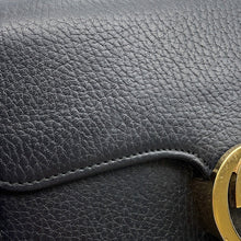 Load image into Gallery viewer, GUCCI Interlocking G ChainShoulder Bag Black510304 527620 Leather