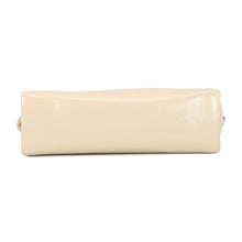 将图像加载到图库查看器中,GUCCI Double G ChainShoulder Bag Ivory795902 Patent Leather
