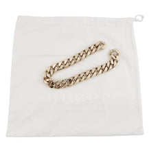 将图像加载到图库查看器中,GUCCI Double G ChainShoulder Bag Ivory795902 Patent Leather