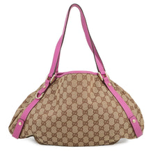 Load image into Gallery viewer, GUCCI Abbey Beige/Pink130736 GG Canvas Leather