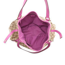 Load image into Gallery viewer, GUCCI Abbey Beige/Pink130736 GG Canvas Leather
