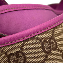 Load image into Gallery viewer, GUCCI Abbey Beige/Pink130736 GG Canvas Leather