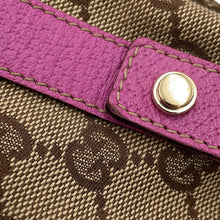Load image into Gallery viewer, GUCCI Abbey Beige/Pink130736 GG Canvas Leather