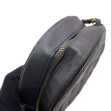 Load image into Gallery viewer, CHANEL Round Mini Classic Chain Shoulder MetalicGrayAP0245 Caviar Leather