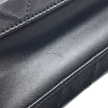 将图像加载到图库查看器中,CHANEL Matelasse Trunk Vanity Chain Shoulder BlackAS3344 Leather