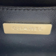 Load image into Gallery viewer, CHANEL Matelasse Trunk Vanity Chain Shoulder BlackAS3344 Leather