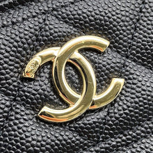 将图像加载到图库查看器中,CHANEL Vanity ChainShoulder BlackAP4407 Caviar Leather
